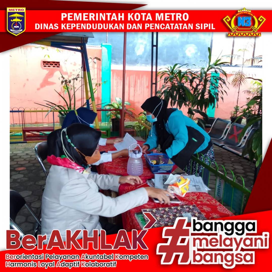 Pelayanan Harian Dinas Dukcapil Kota Metro
