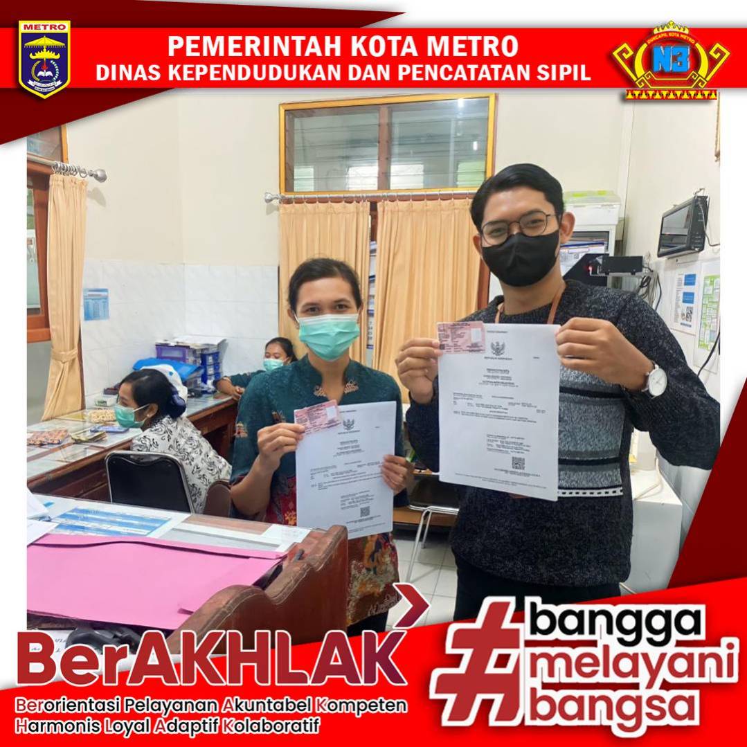 Pelayanan Harian Jemput Bola Dinas Dukcapil Kota Metro