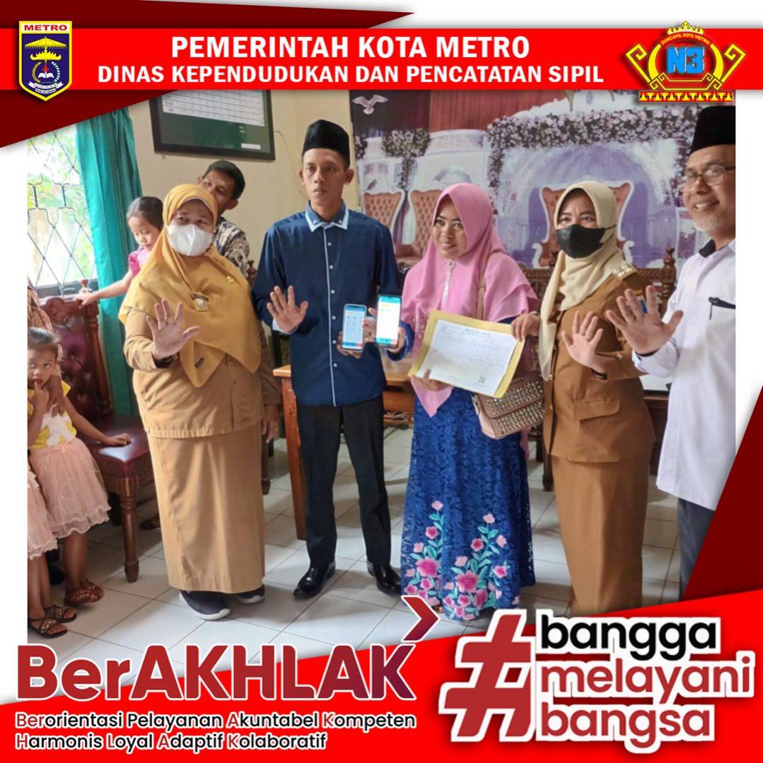 Pelayanan Terpana Dinas Dukcapil Kota Metro