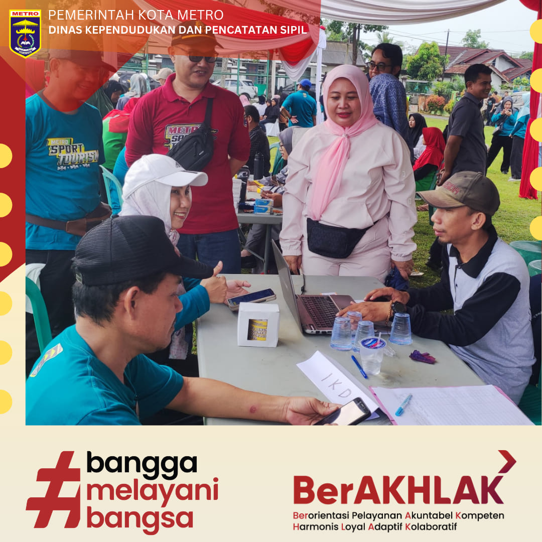 Aktivasi IKD Pada Acara Metro Sport Tourism di Lapangan Mulyosari
