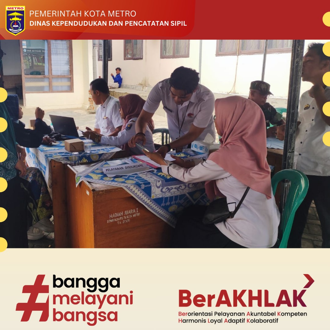 Aktivasi IKD pada Acara Musrenbang di Kecamatan Metro Utara
