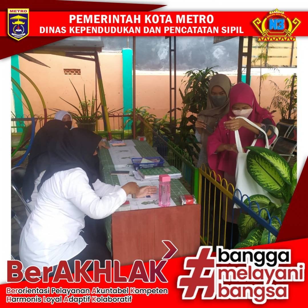 Pelayanan Harian Dinas Dukcapil Kota Metro