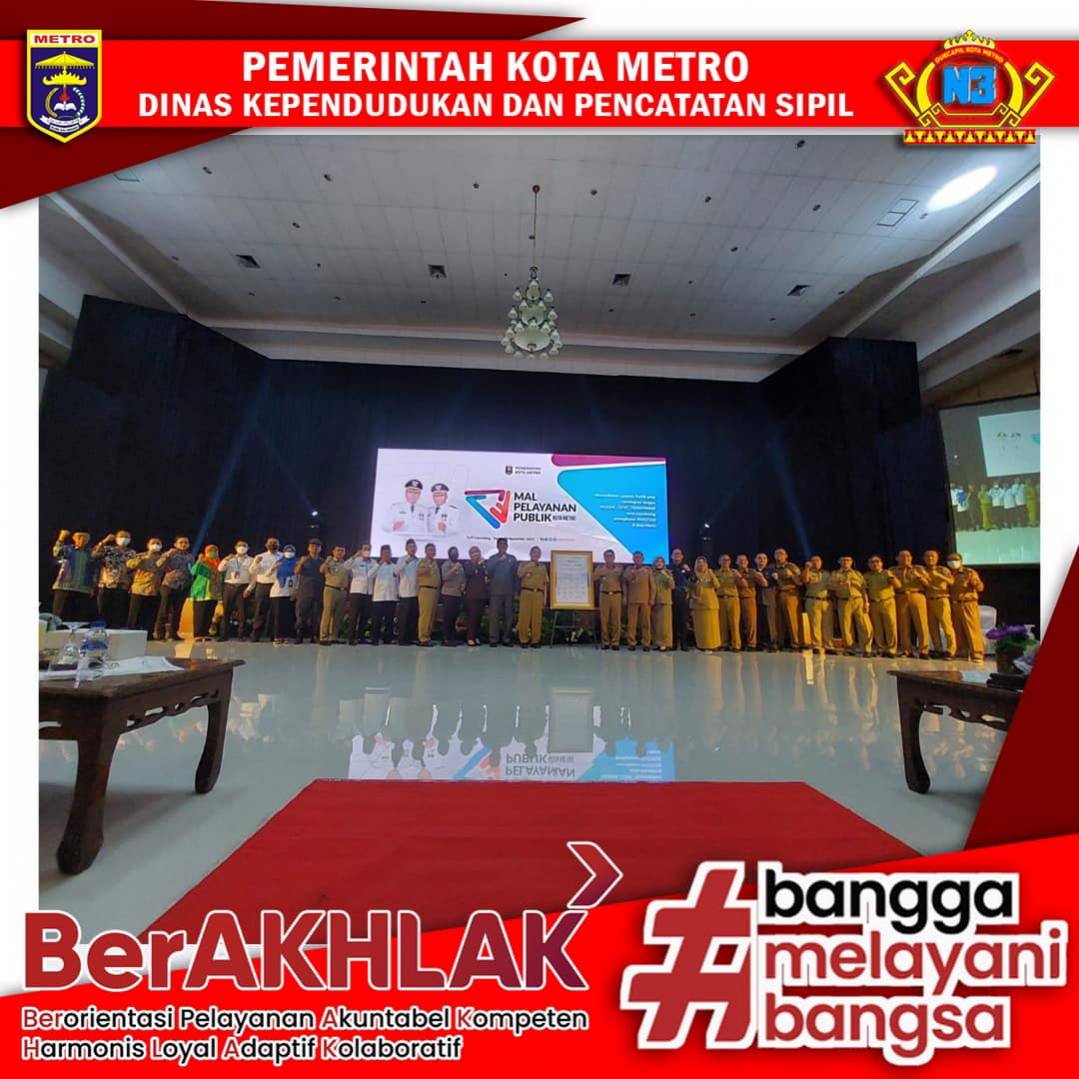 Penandatanganan MOU dan Maklumat Pelayanan Penyelenggaraan Mal Pelayanan Publik Kota Metro