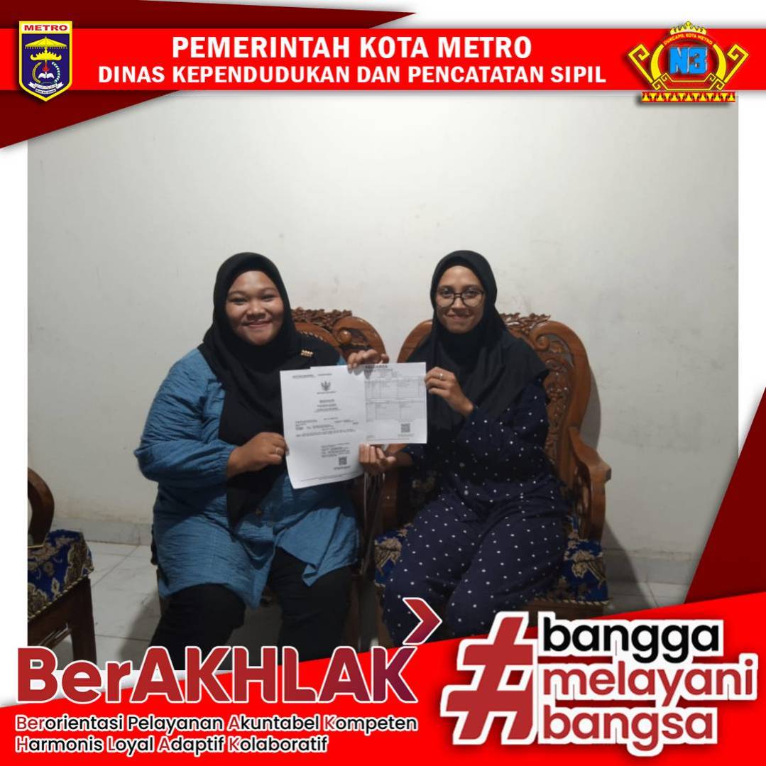 Pelayanan Harian Jemput Bola Dinas Dukcapil Kota Metro