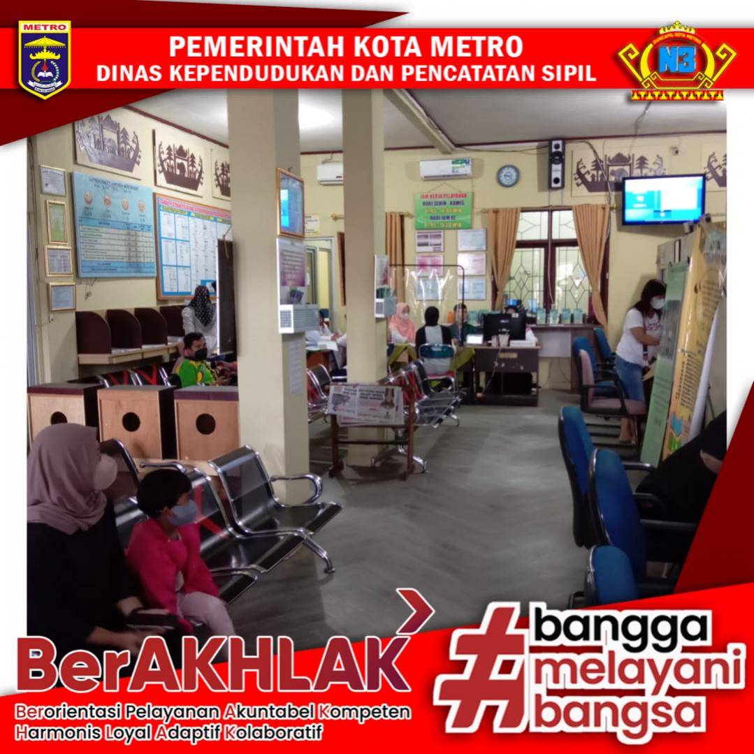 Pelayanan Harian Dinas Dukcapil Kota Metro