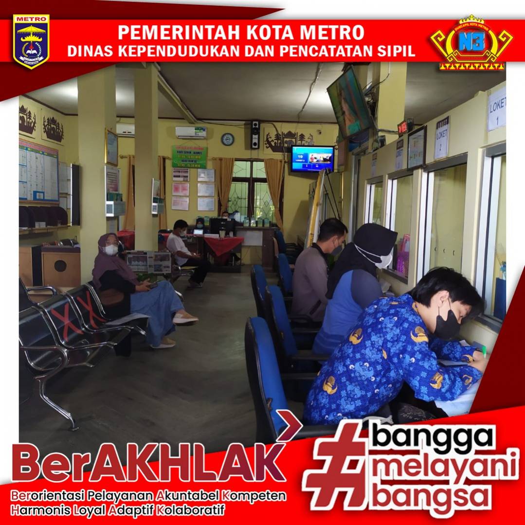 Pelayanan Harian Dinas Dukcapil Kota Metro