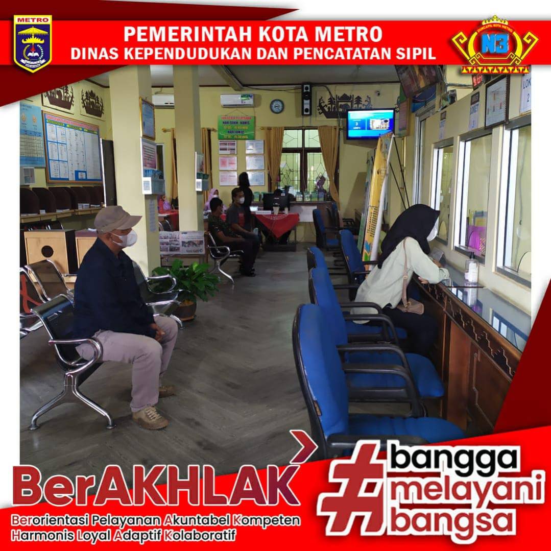 Pelayanan Harian Dinas Dukcapil Kota Metro