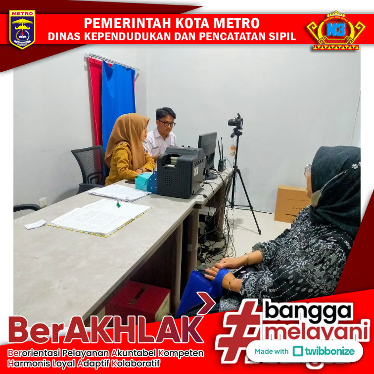Disdukcapil Kota Metro Lakukan Pelayanan Pada Mal Pelayanan Publik Kota Metro