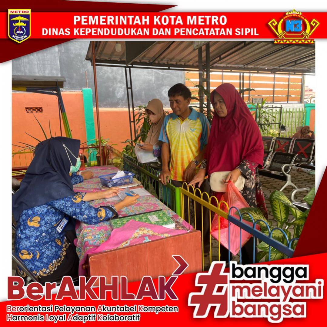 Pelayanan Harian Dinas Dukcapil Kota Metro