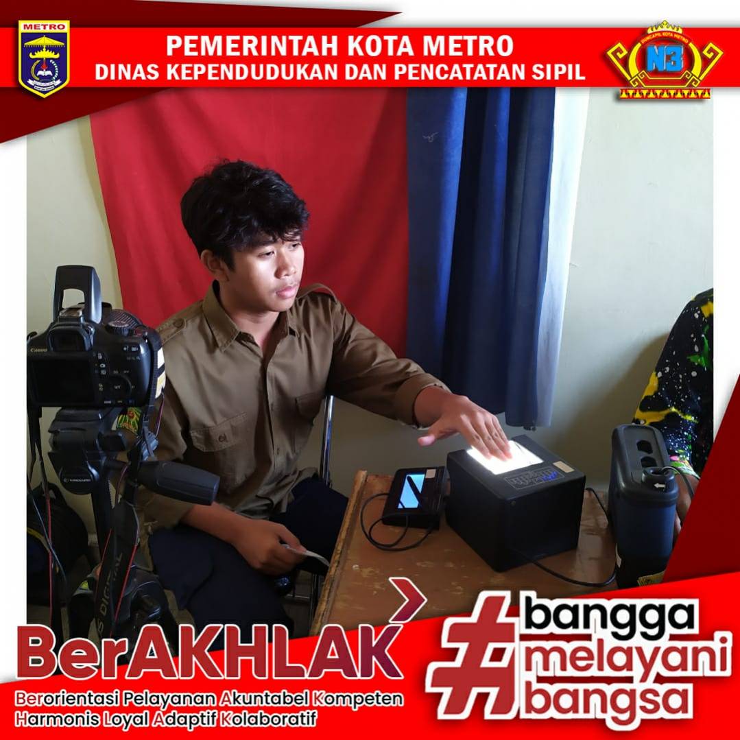 Pelayanan Harian Dinas Dukcapil Kota Metro