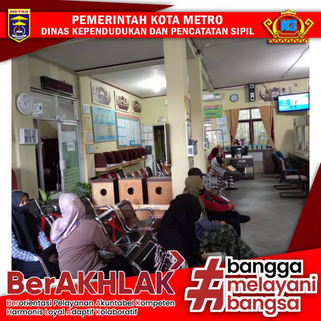 Pelayanan Harian Dinas Dukcapil Kota Metro