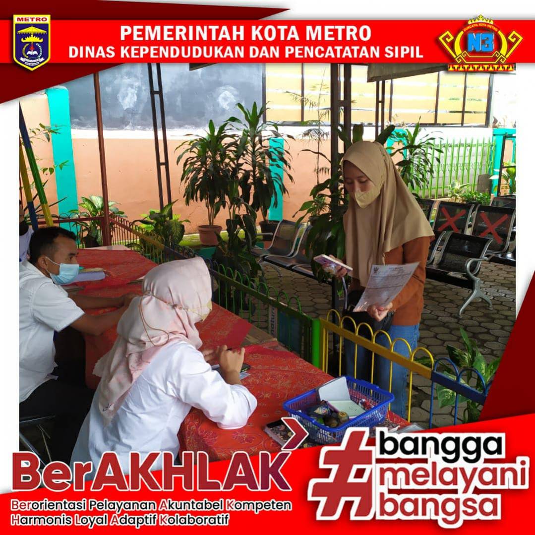 Pelayanan Harian Dinas Dukcapil Kota Metro