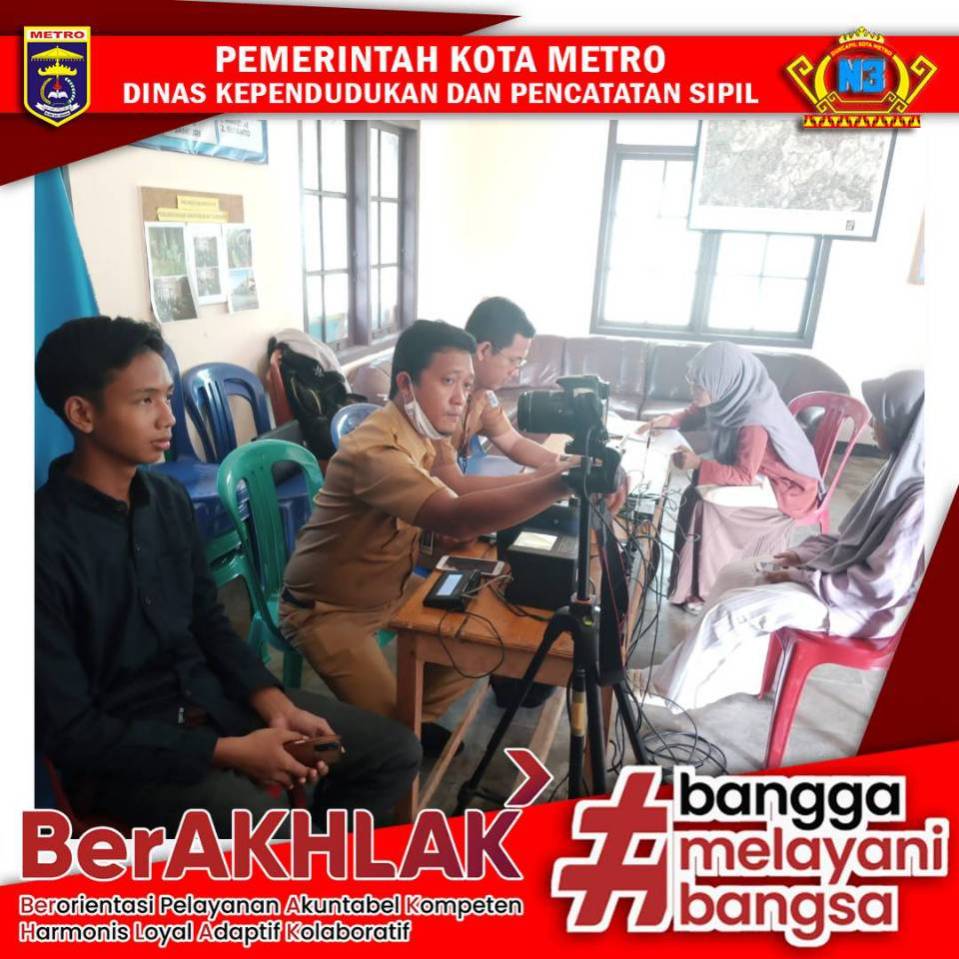 Perekaman KTP-el Keliling dan Pembuatan IKD ke Kelurahan se Kota Metro