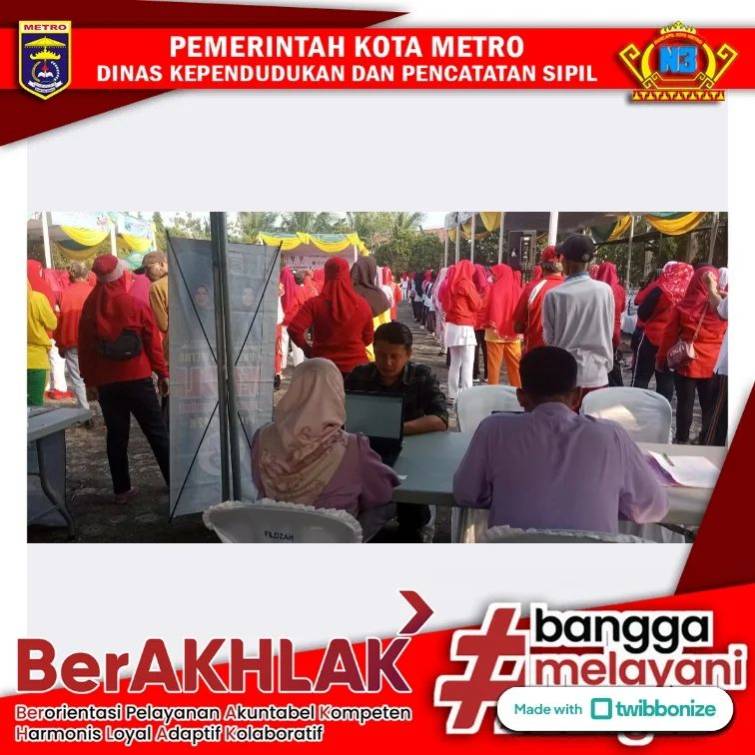 Kegiatan Pelayanan Aktivasi Identitas Kependudukan Digital (IKD) pada kegiatan Jambore Kader Posyandu