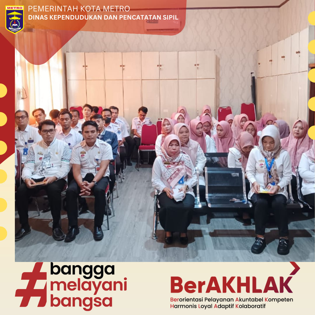 Briefing Disdukcapil Kota Metro