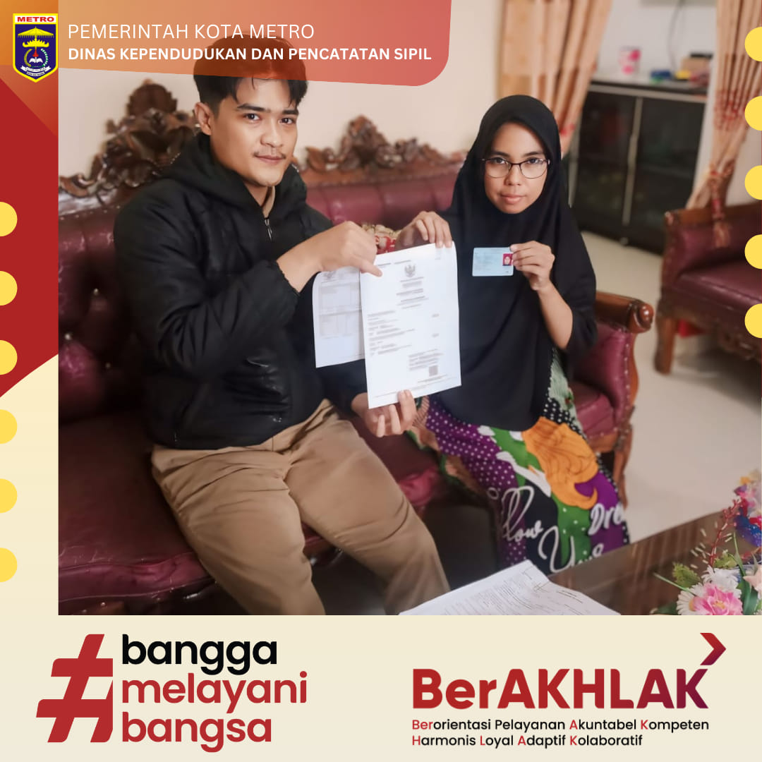 Pelayanan Jemput Bola Mingguan Disdukcapil Kota Metro