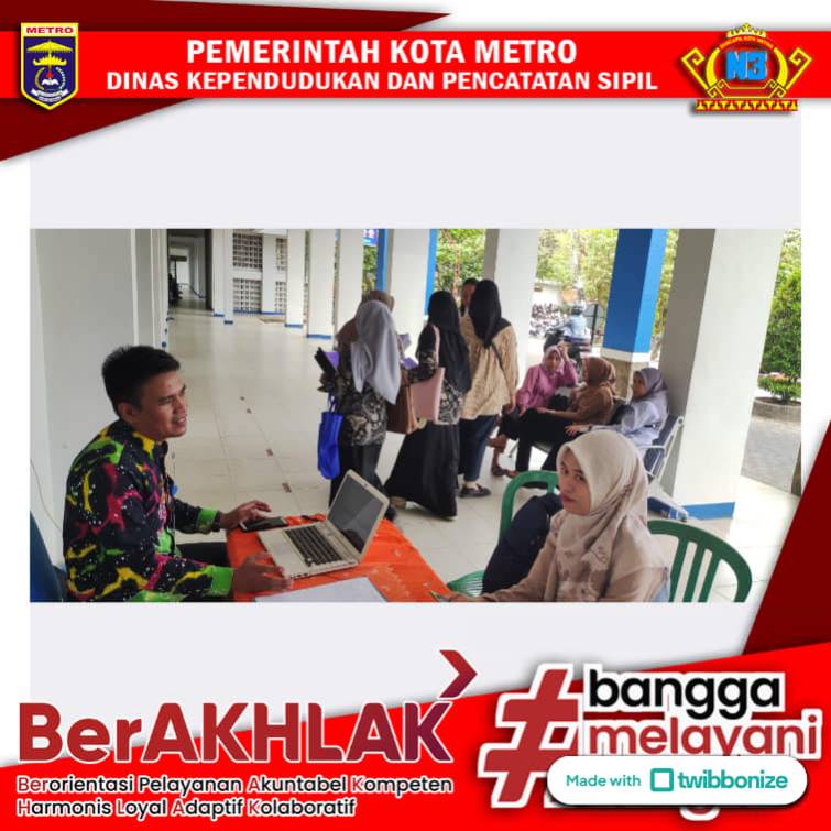 Jemput Bola Pelayanan IKD di Universitas Muhammadiyah Kota Metro
