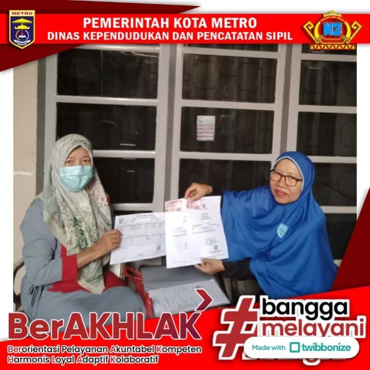 Pelayanan Jemput Bola Mingguan Dinas Dukcapil Kota Metro