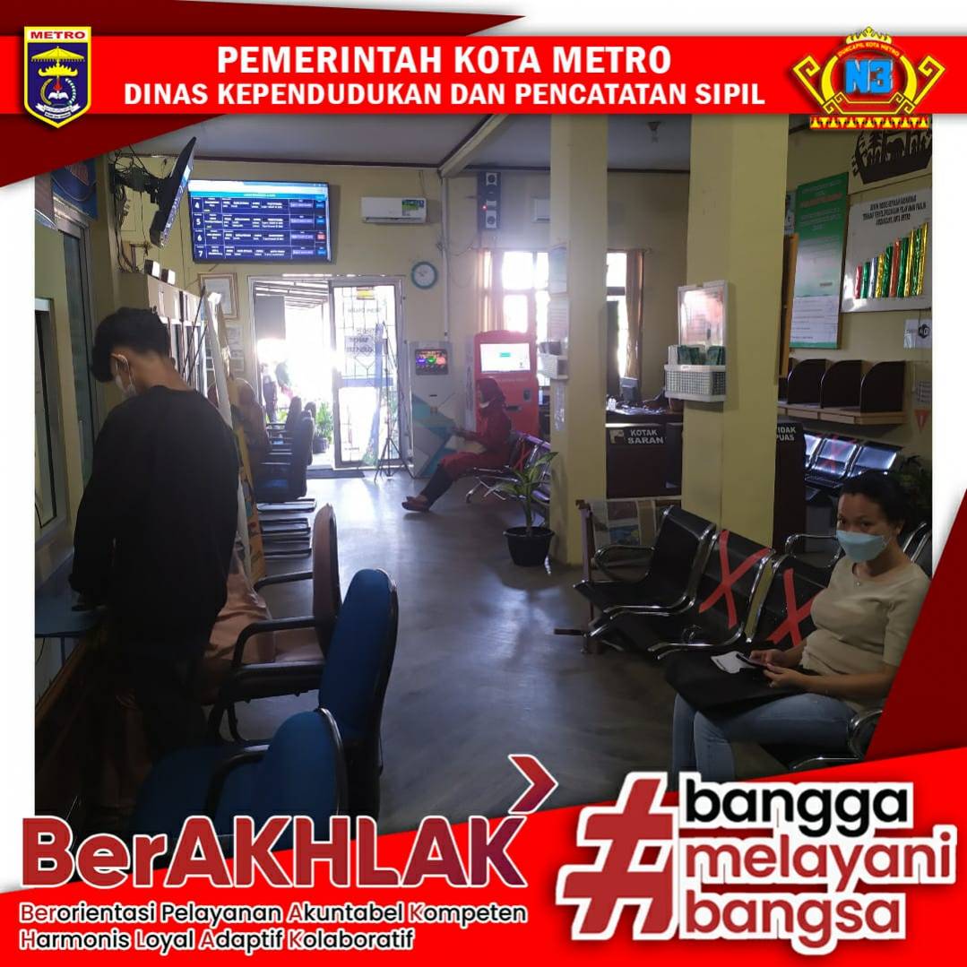 Pelayanan Harian Dinas Dukcapil Kota Metro