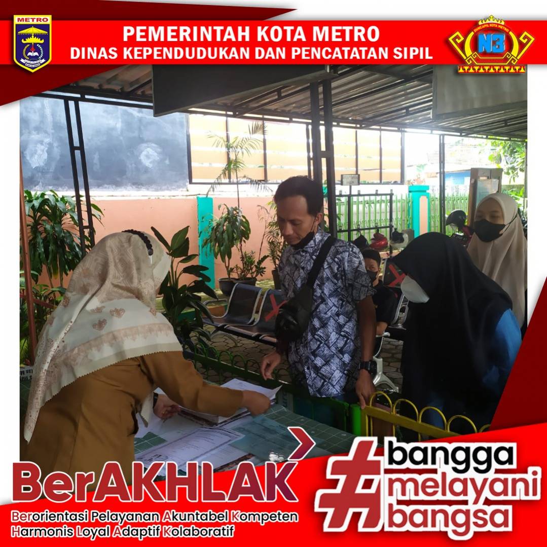 Pelayanan Harian Dinas Dukcapil Kota Metro