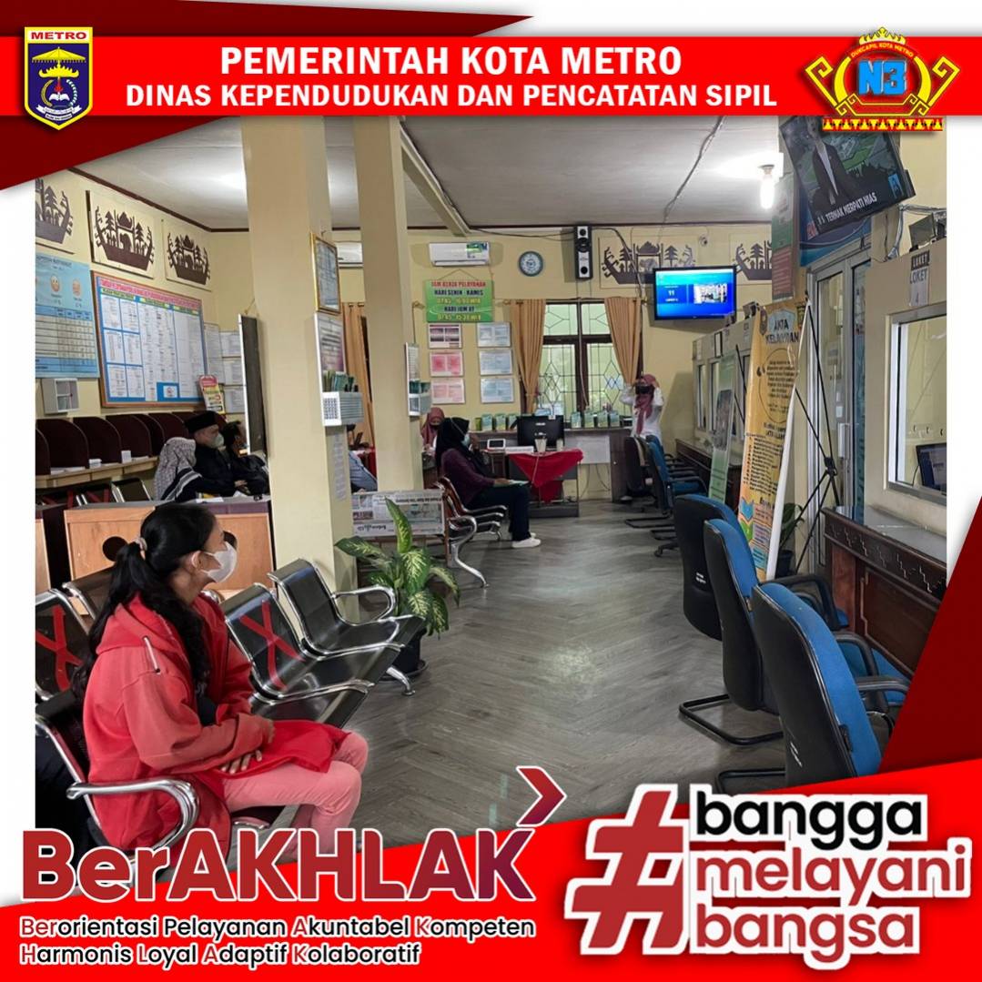 Pelayanan Harian Dinas Dukcapil Kota Metro