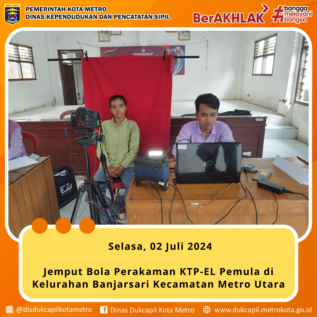 Jemput Bola Perekaman KTP di Kelurahan Banjarsari