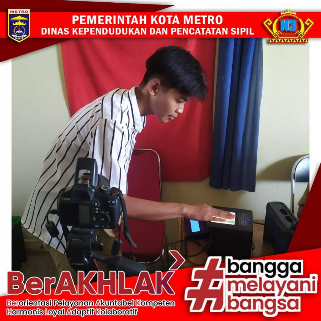 Pelayanan Harian Dinas Dukcapil Kota Metro