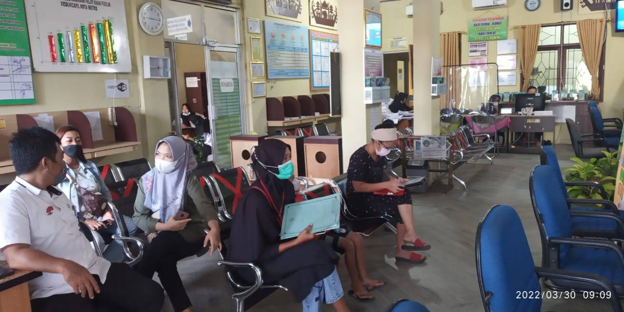 Pelayanan Harian Dinas Dukcapil Kota Metro