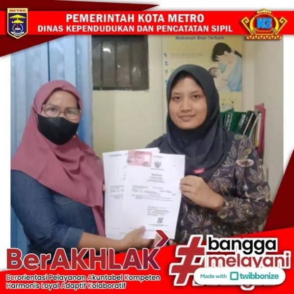 Pelayanan Jemput Bola Mingguan Dinas Dukcapil Kota Metro