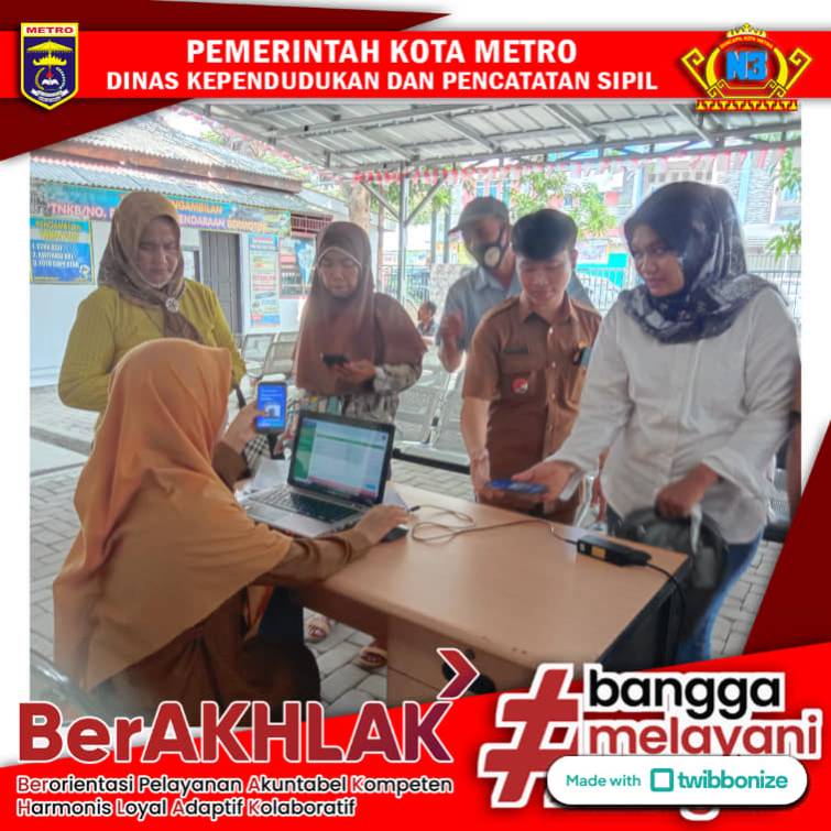 JEMPUT BOLA PELAYANAN IKD di SAMSAT KOTA METRO