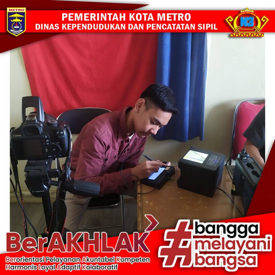 Pelayanan Harian Dinas Dukcapil Kota Metro