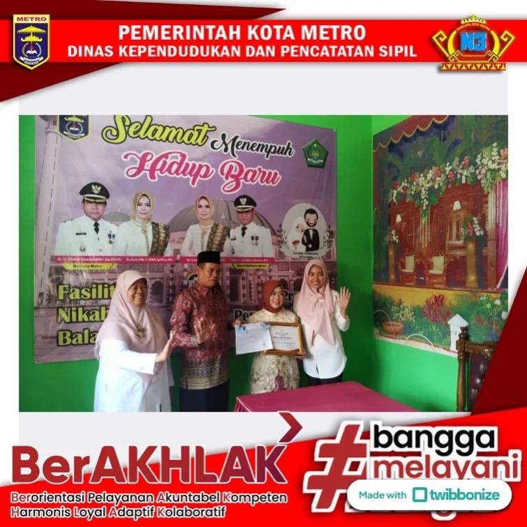 Pelayanan TERPANA Disdukcapil Kota Metro