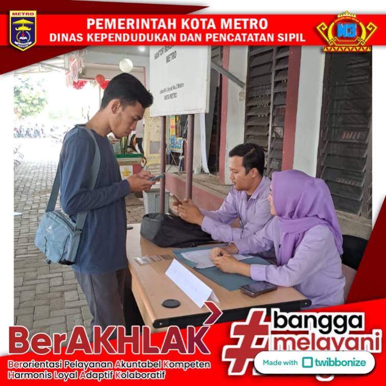 JEMPUT BOLA PELAYANAN IKD di SAMSAT KOTA METRO