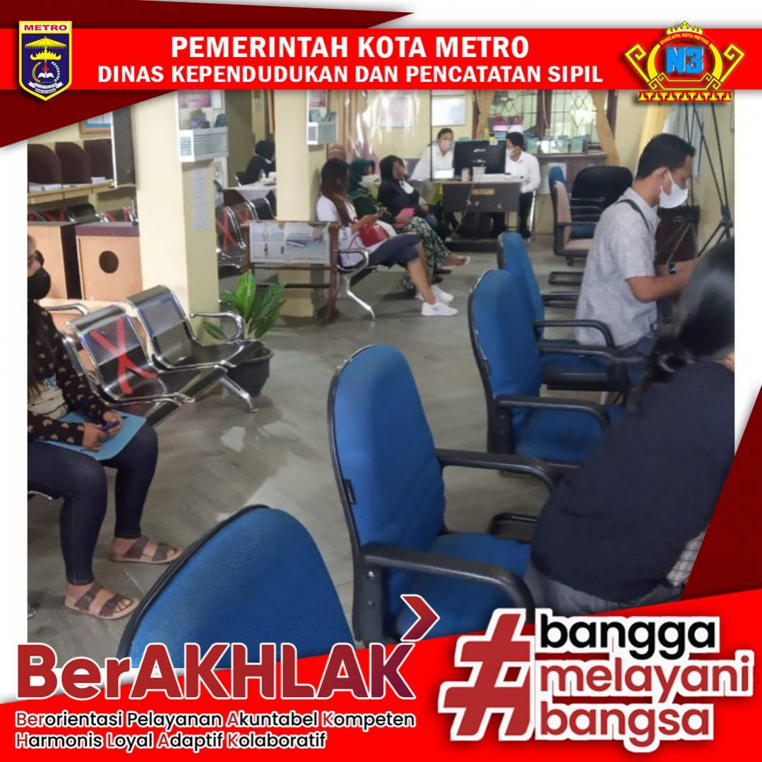 Pelayanan Harian Dinas Dukcapil Kota Metro