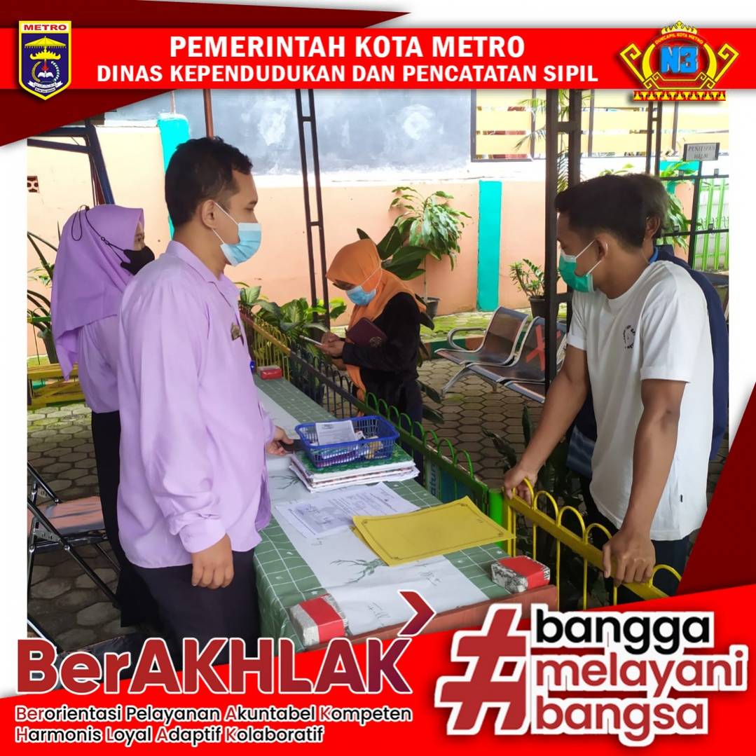 Pelayanan Harian Dinas Dukcapil Kota Metro