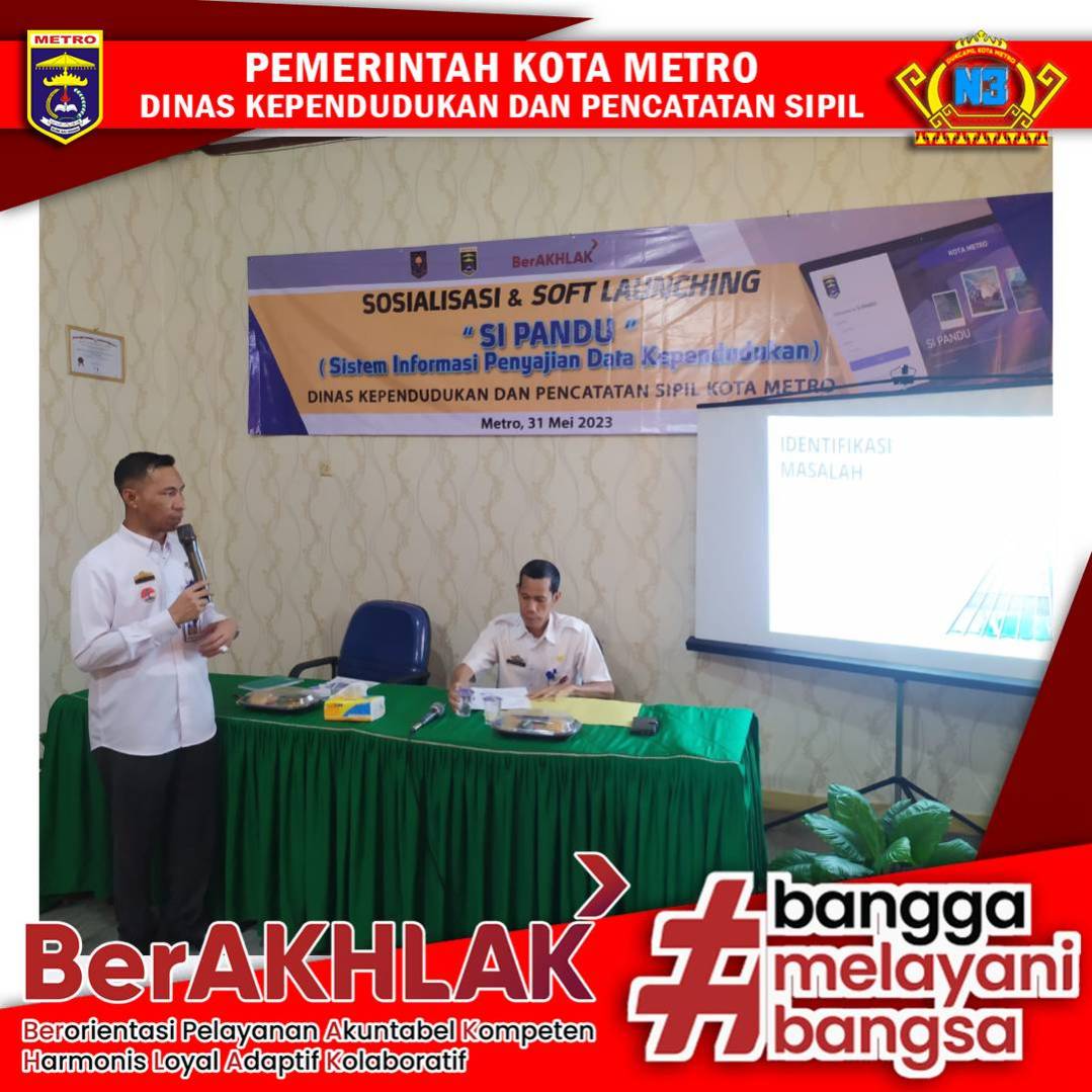 Sosialisasi dan Soft Launching Aplikasi "SI PANDU"