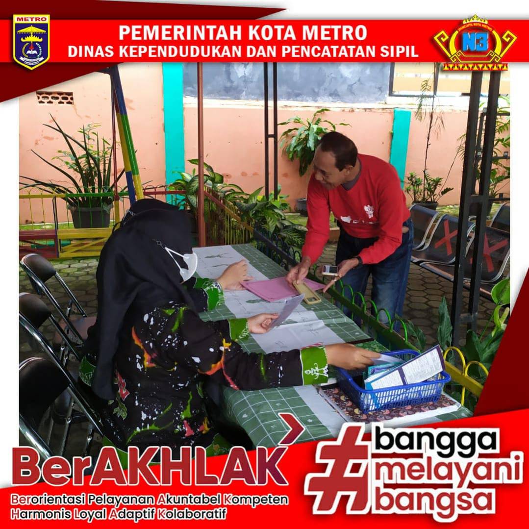 Pelayanan Harian Dinas Dukcapil Kota Metro