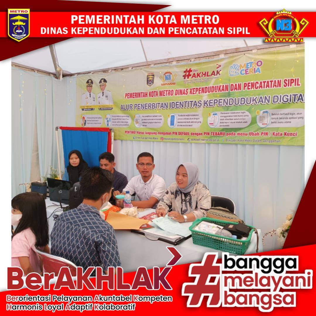 Pelayanan Adminduk pada Pameran di Lapangan Samber