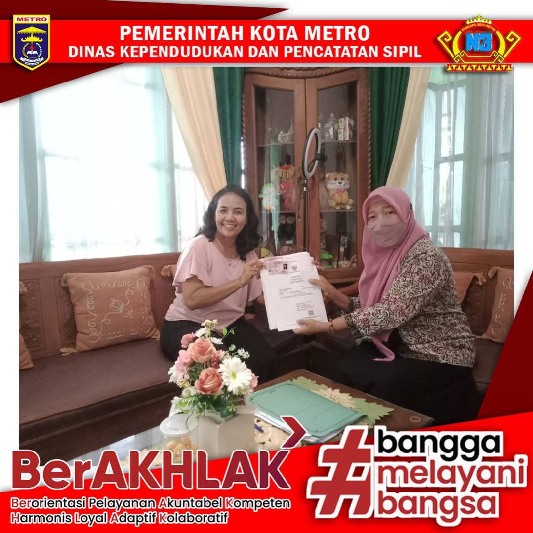 Pelayanan Harian Jemput Bola Dinas Dukcapil Kota Metro