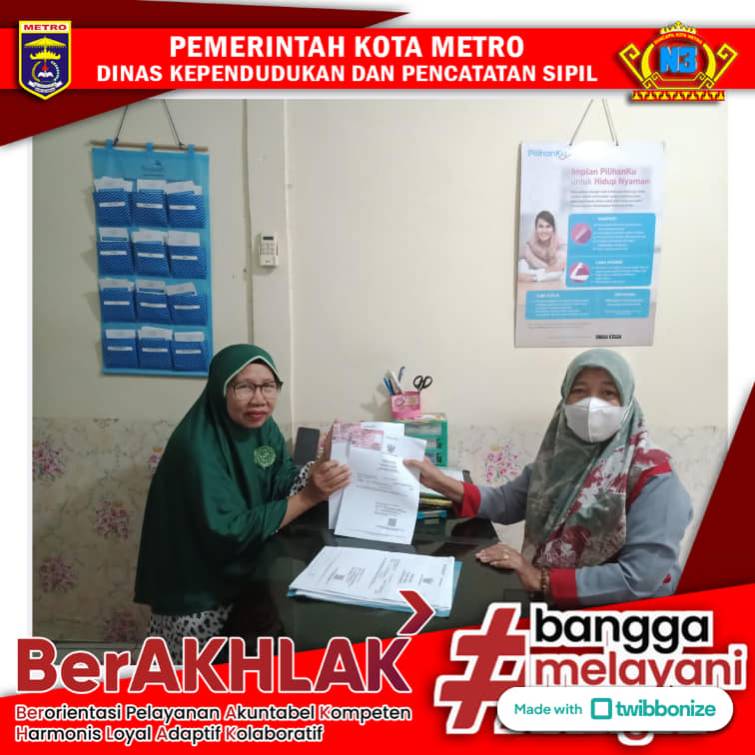 Pelayanan Jemput Bola Mingguan Dinas Dukcapil Kota Metro