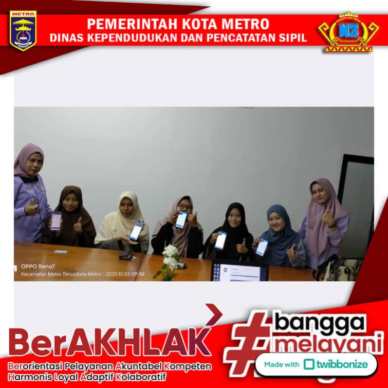 Jemput Bola Pelayanan IKD di Universitas Muhammadiyah Kota Metro