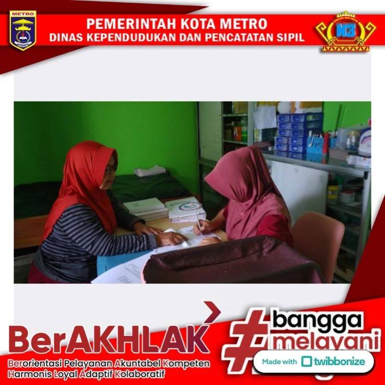 Pelayanan Jemput Bola Mingguan Dinas Dukcapil Kota Metro