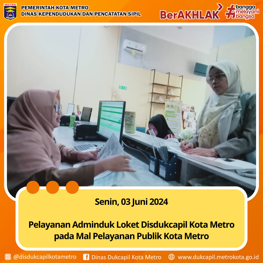 Pelayanan Adminduk Pada MPP Kota Metro