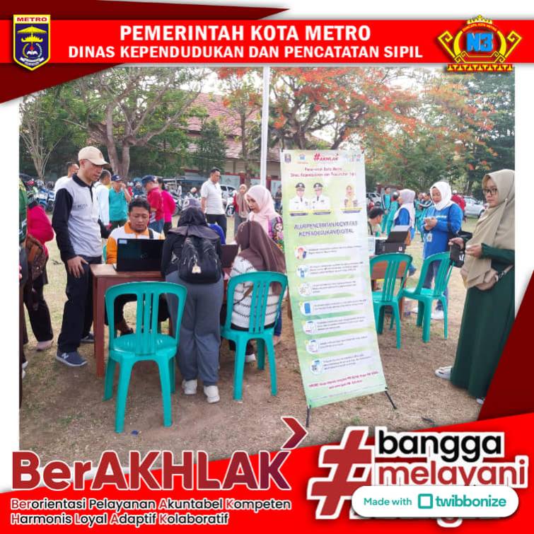 Jemput Bola Pelayanan IKD pada acara Metro Sport Tourism