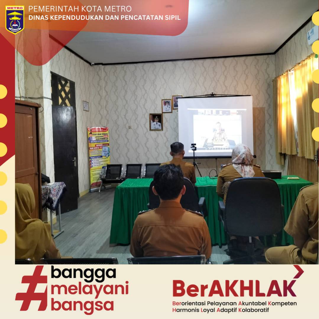 Disdukcapil  mengikuti Rapat Koordinasi Teknis sekaligus Halal Bihalal