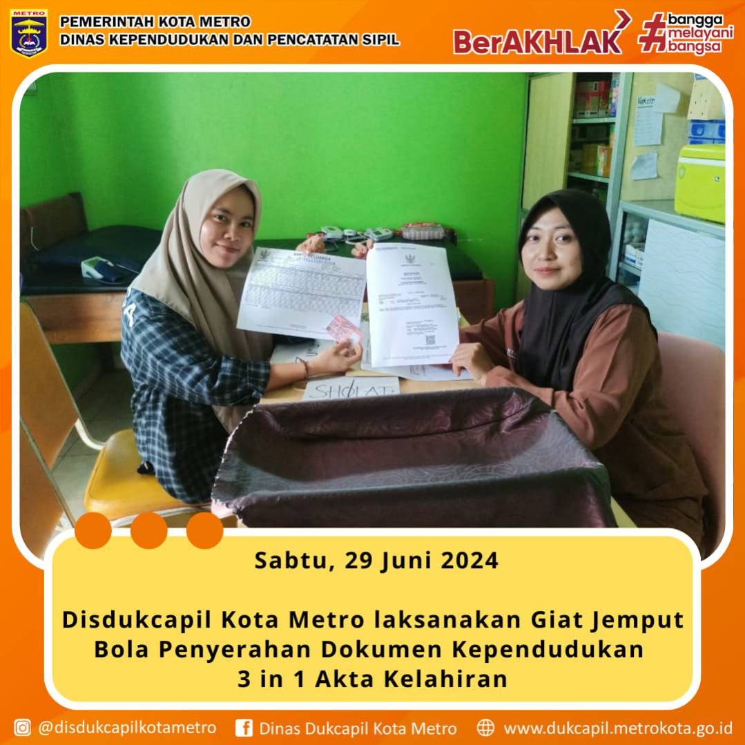 Jemput Bola Penyerahan Dokumen Kependudukan