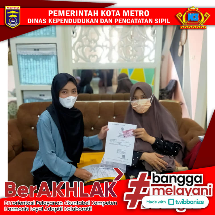 Jemput Bola Mingguan Disdukcapil Kota Metro
