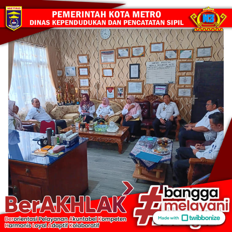 Kunjungan Tim Pemerintah Kota Metro 
