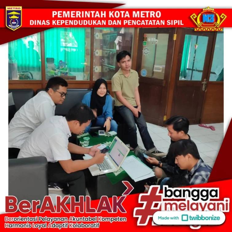Jemput Bola Pelayanan IKD di Universitas Muhammadiyah Kota Metro
