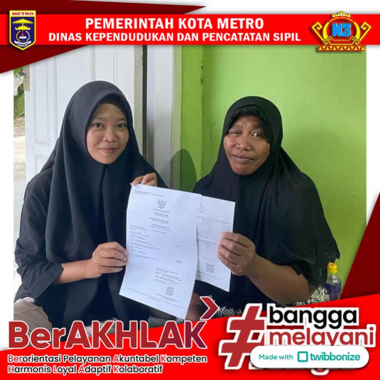 Pelayanan Jemput Bola Mingguan Dinas Dukcapil Kota Metro